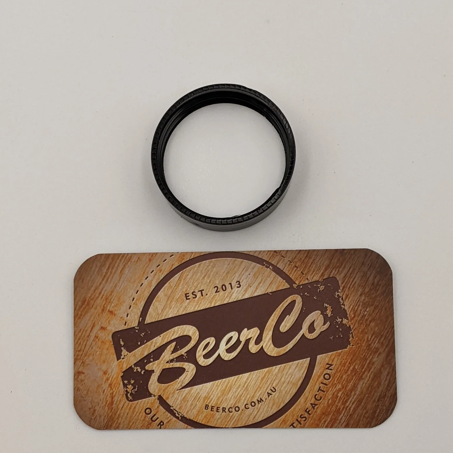38mm 400 Black ABS Celloseal Wadded Screw Cap - Image 5