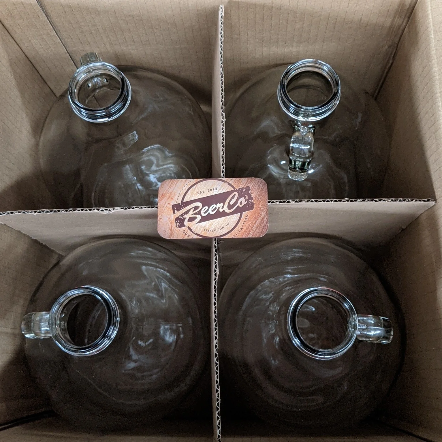 5 Litre Glass Demijohn with Cap - Image 3