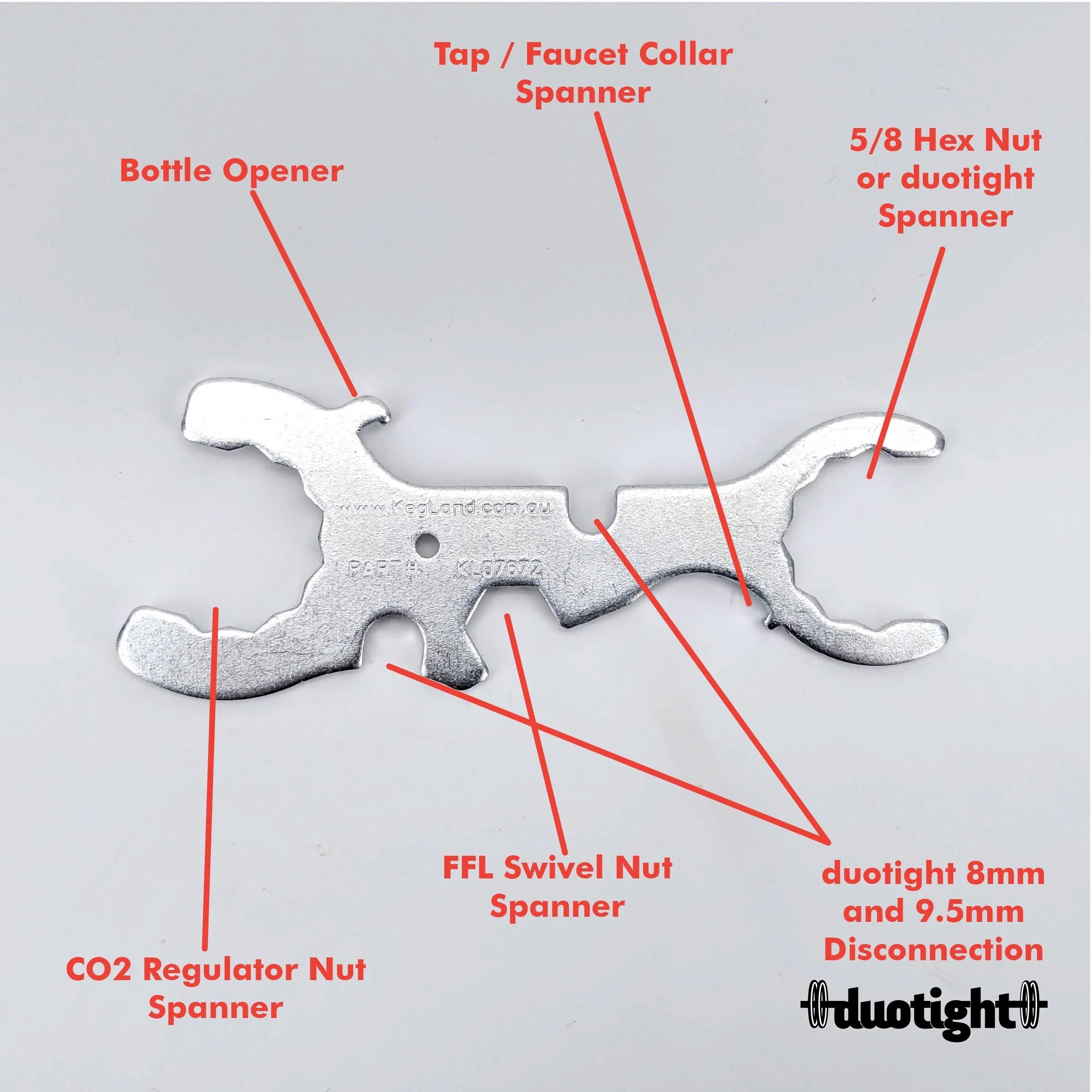 7 in 1 Faucet Spanner - Image 2