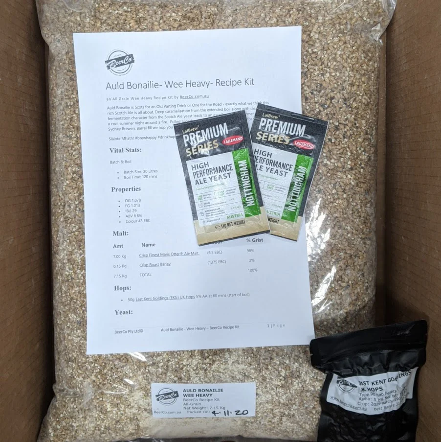 Auld Bonailie | Wee Heavy | BeerCo All Grain Brewers Recipe Kit - Image 3