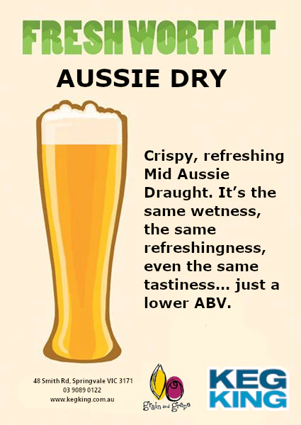 Aussie Dry | Artisan Ale | Fresh Wort Kit Bundle - Image 3