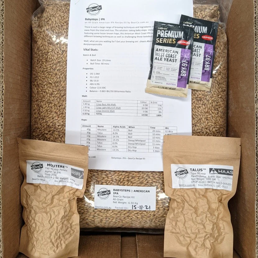 Babysteps | IPA | BeerCo All Grain Brewers Recipe Kit - Image 2