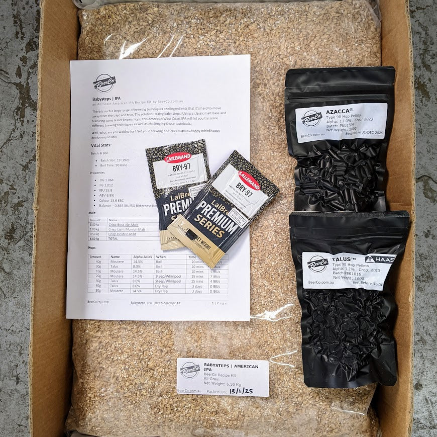 Babysteps | IPA | BeerCo All Grain Brewers Recipe Kit - Image 3