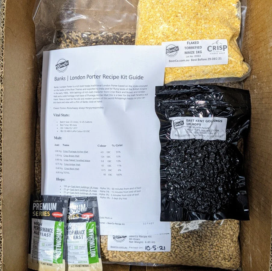 Banks | London Porter | BeerCo All Grain Brewers Recipe Kit - Image 2