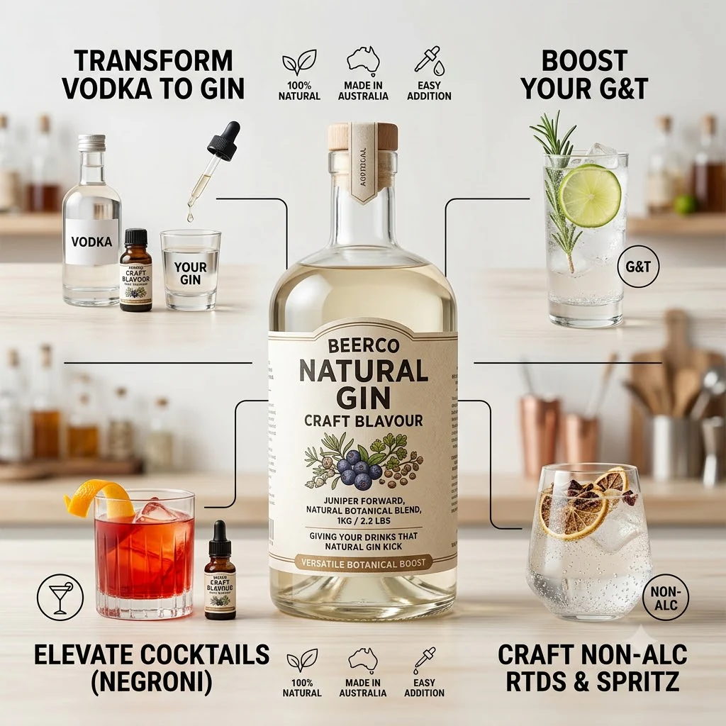 BeerCo Natural Craft Gin Blavour