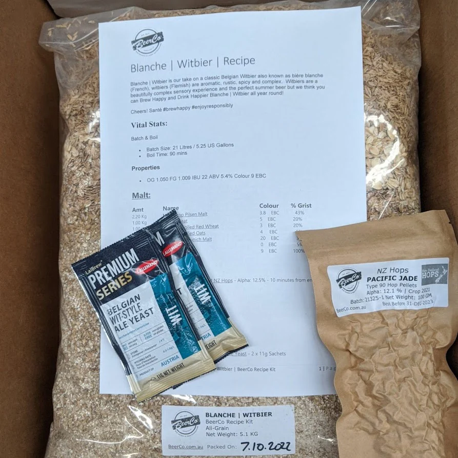 Blanche | Witbier | BeerCo All Grain Brewers Recipe Kit - Image 3