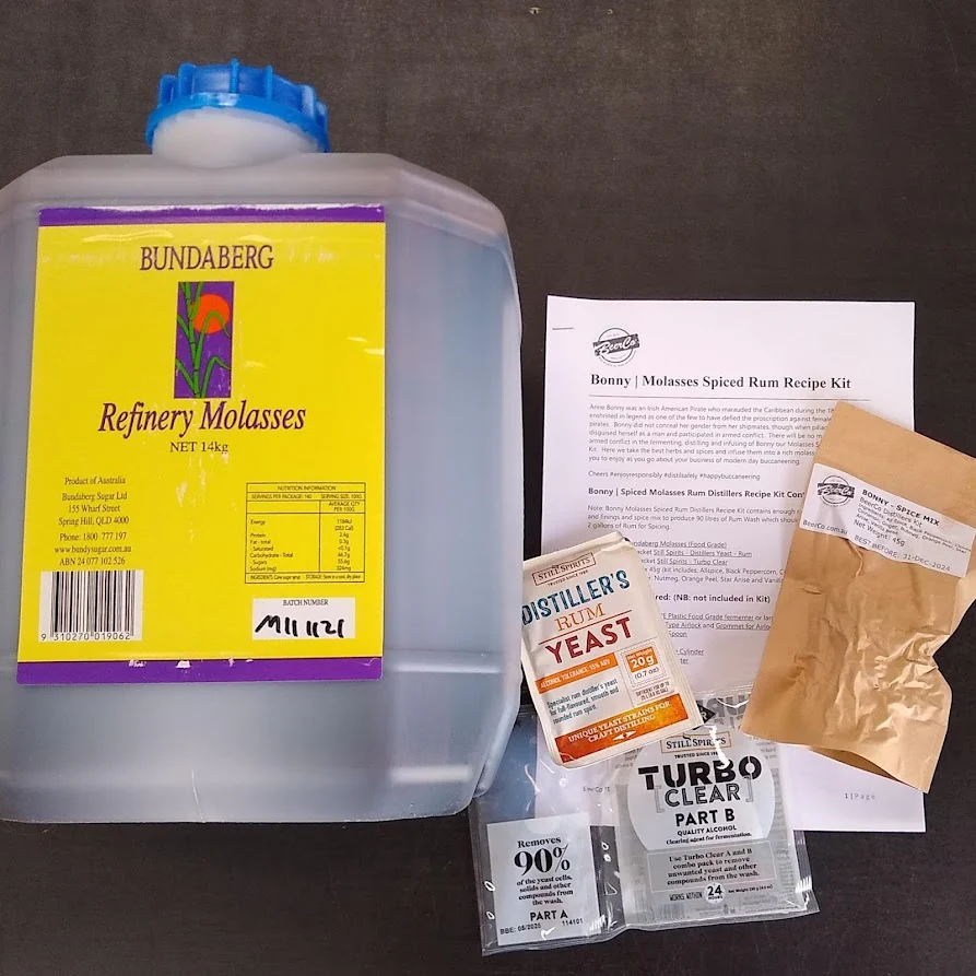 Bonny | Spiced Molasses Rum Distillers Recipe Kit - Image 3