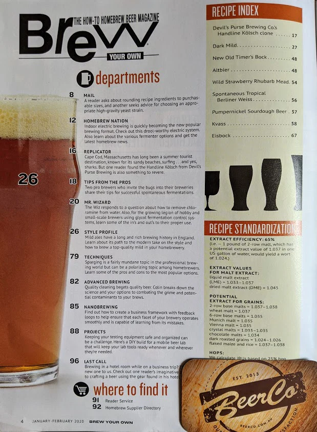 Brew Your Own - BYO Magazine - January-February 2020 - Vol. 26, No. 1 - Image 3