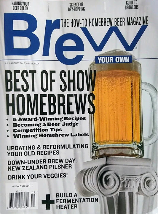 Brew Your Own - BYO Magazine - July-August 2017 - Vol. 23, No. 4 - BeerCo