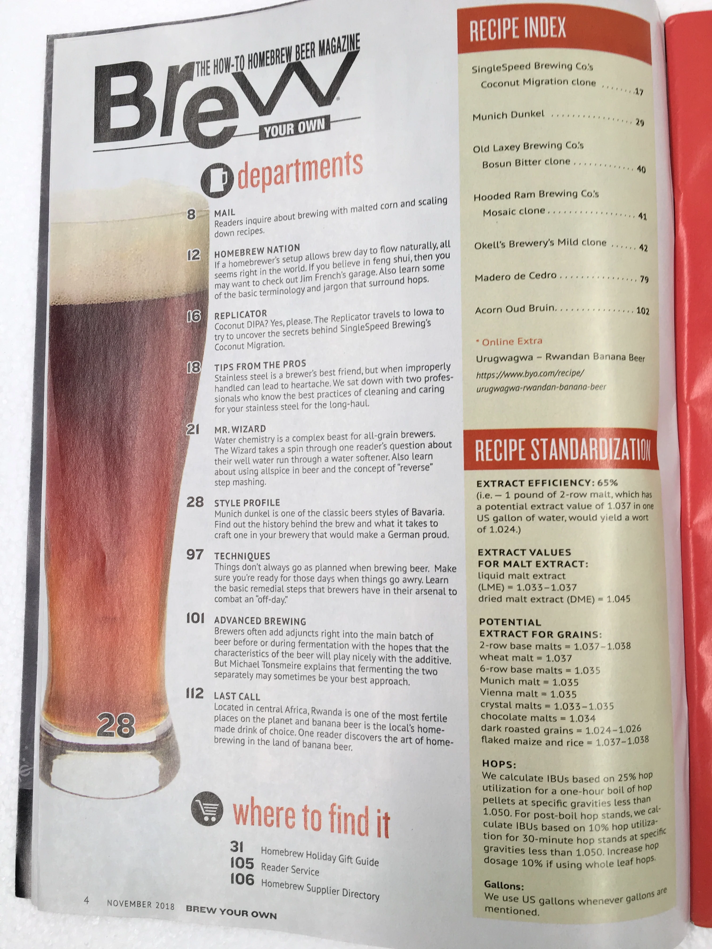 Brew Your Own - BYO Magazine - November 2018 - Vol. 24, No. 7 - Image 3