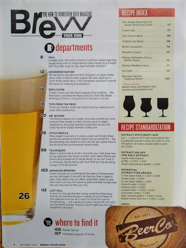 Brew Your Own - BYO Magazine - October 2019 - Vol. 25, No. 6 - Image 3