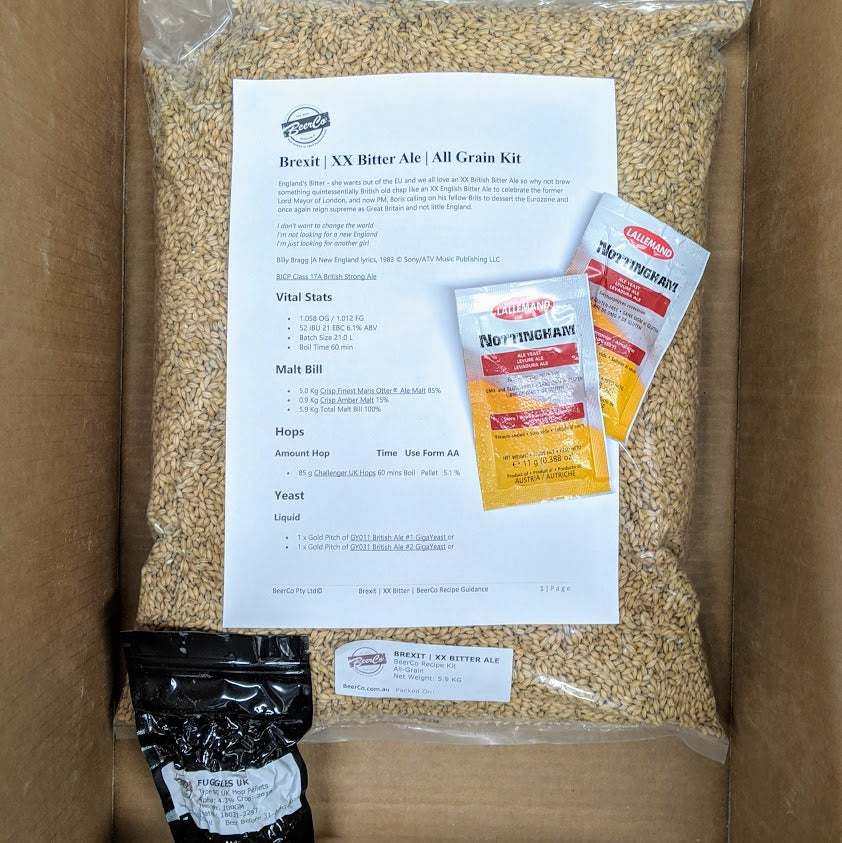 Brexit | XX Bitter Ale | BeerCo All Grain Brewers Recipe Kit - Image 3