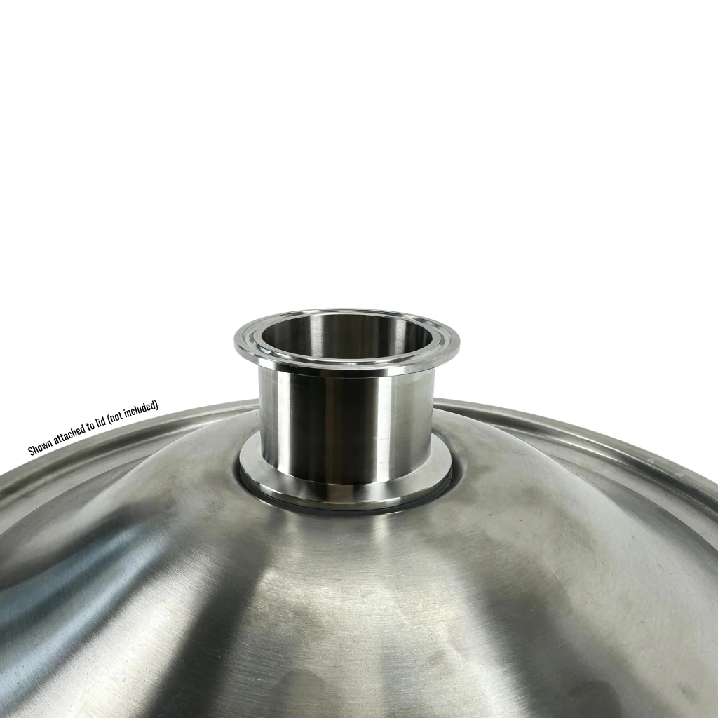 Bulkhead | 2 Inch Tri-Clover | Stainless Steel - Image 3