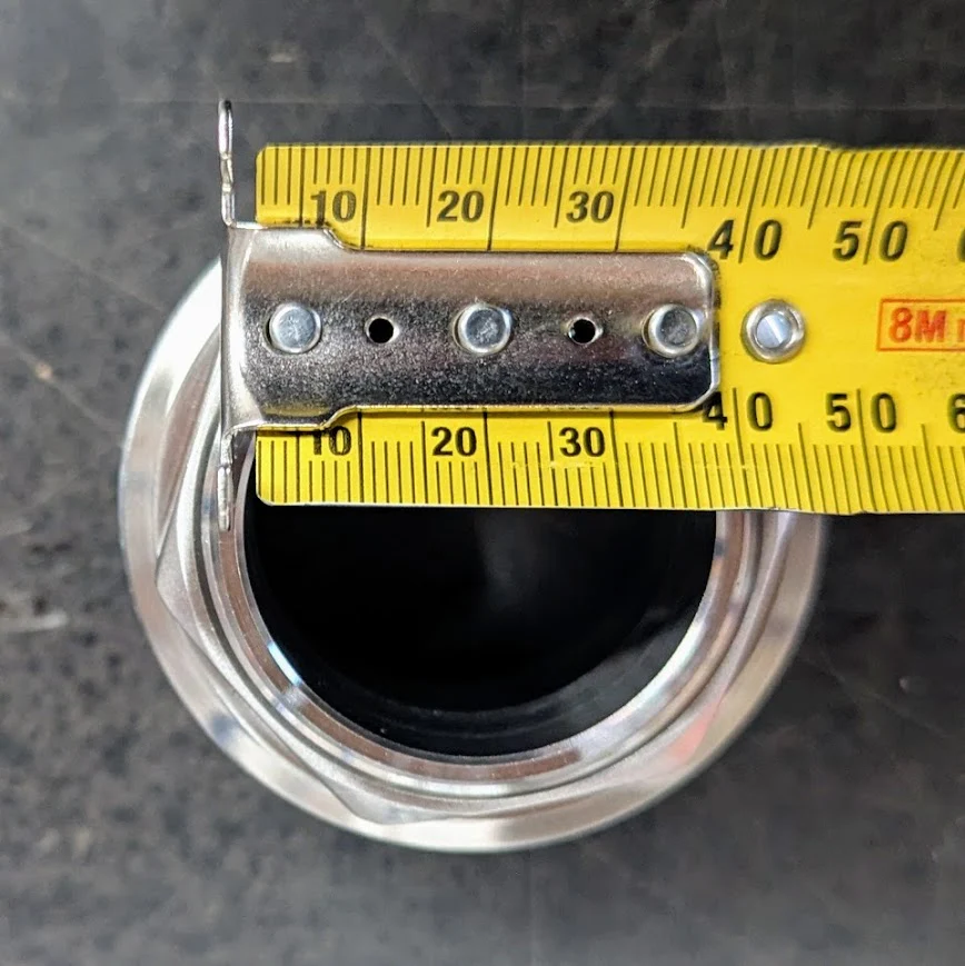 Bulkhead | 2 Inch Tri-Clover | Stainless Steel - Image 4