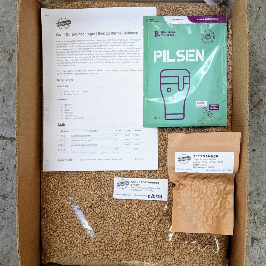 Carl | Dortmunder Lager | BeerCo All Grain Brewers Recipe Kit - Image 3