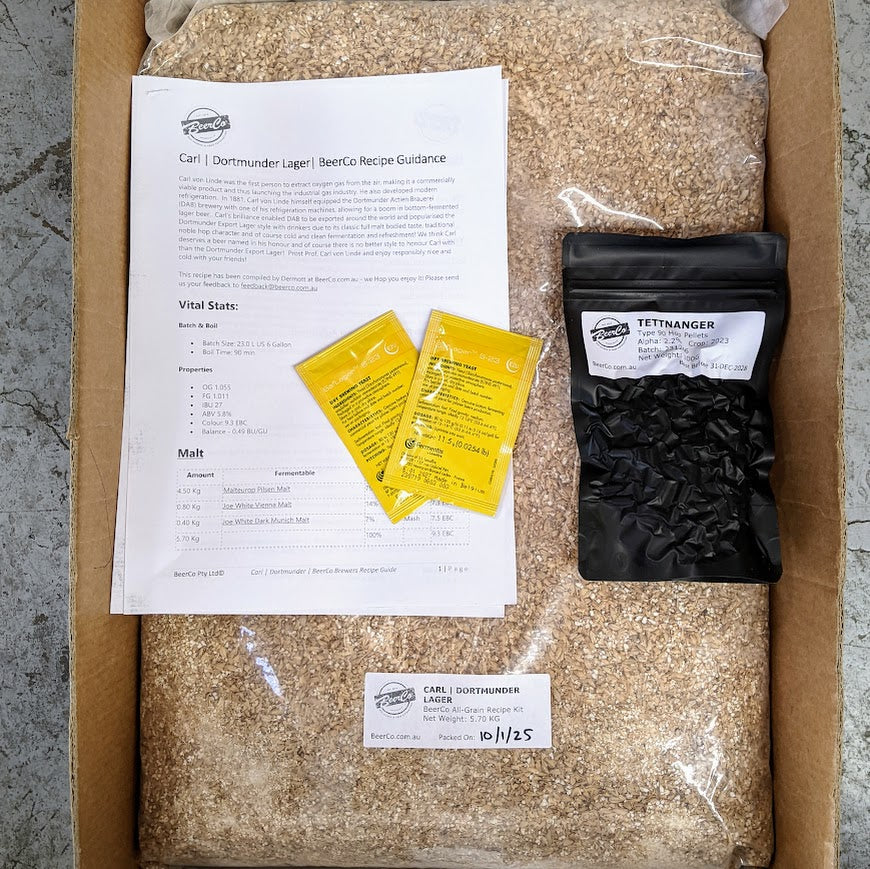 Carl | Dortmunder Lager | BeerCo All Grain Brewers Recipe Kit - Image 4