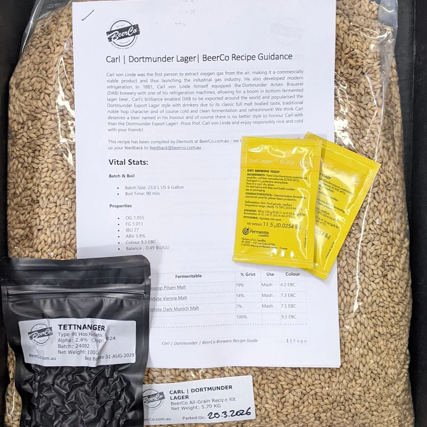 Carl | Dortmunder Lager | BeerCo All Grain Brewers Recipe Kit - Image 5