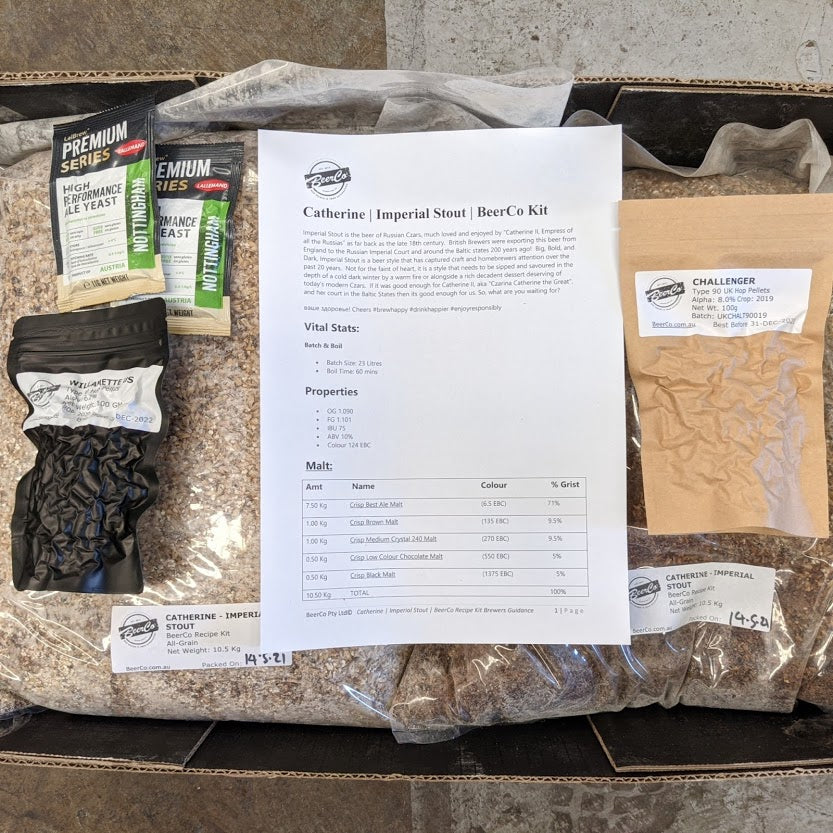 Catherine | Imperial Stout | BeerCo All Grain Brewers Recipe Kit - Image 2