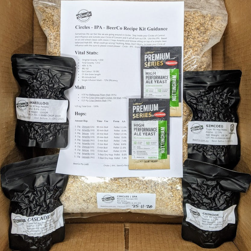 Circles | IPA | BeerCo All Grain Brewers Recipe Kit - Image 3