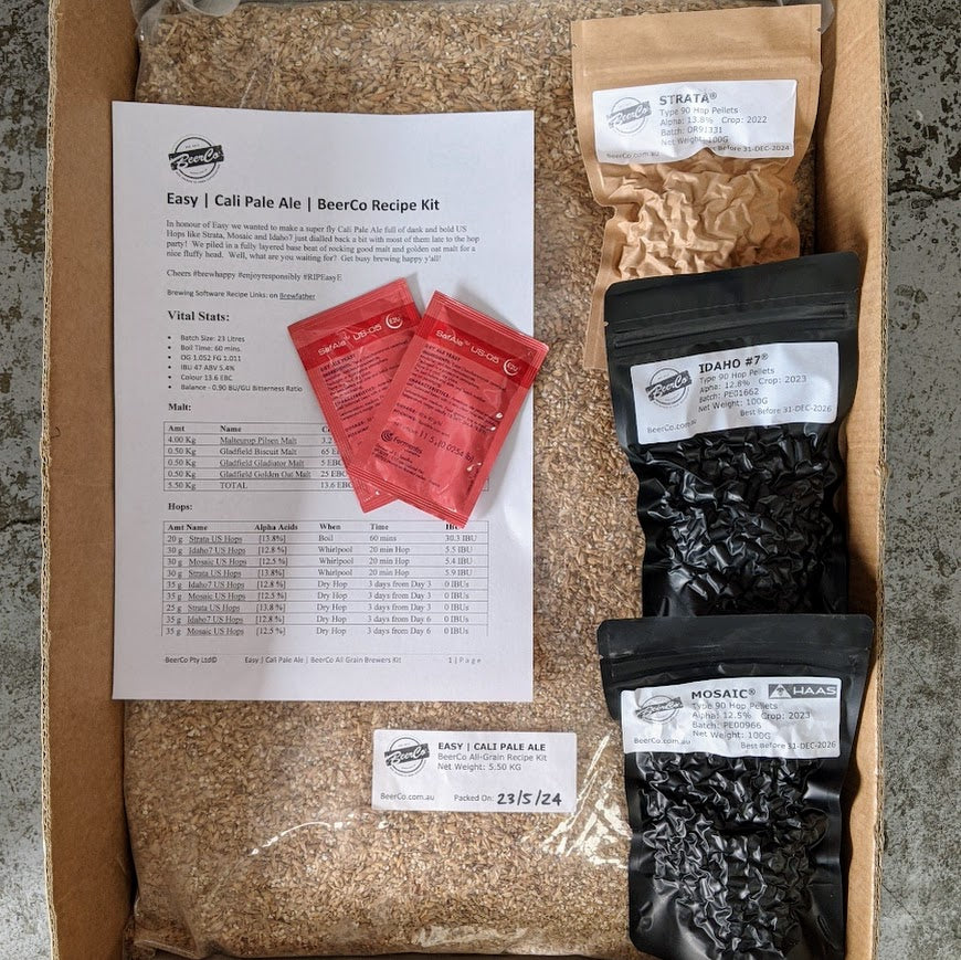Easy | Cali Pale Ale | BeerCo All Grain Brewers Recipe Kit - Image 2