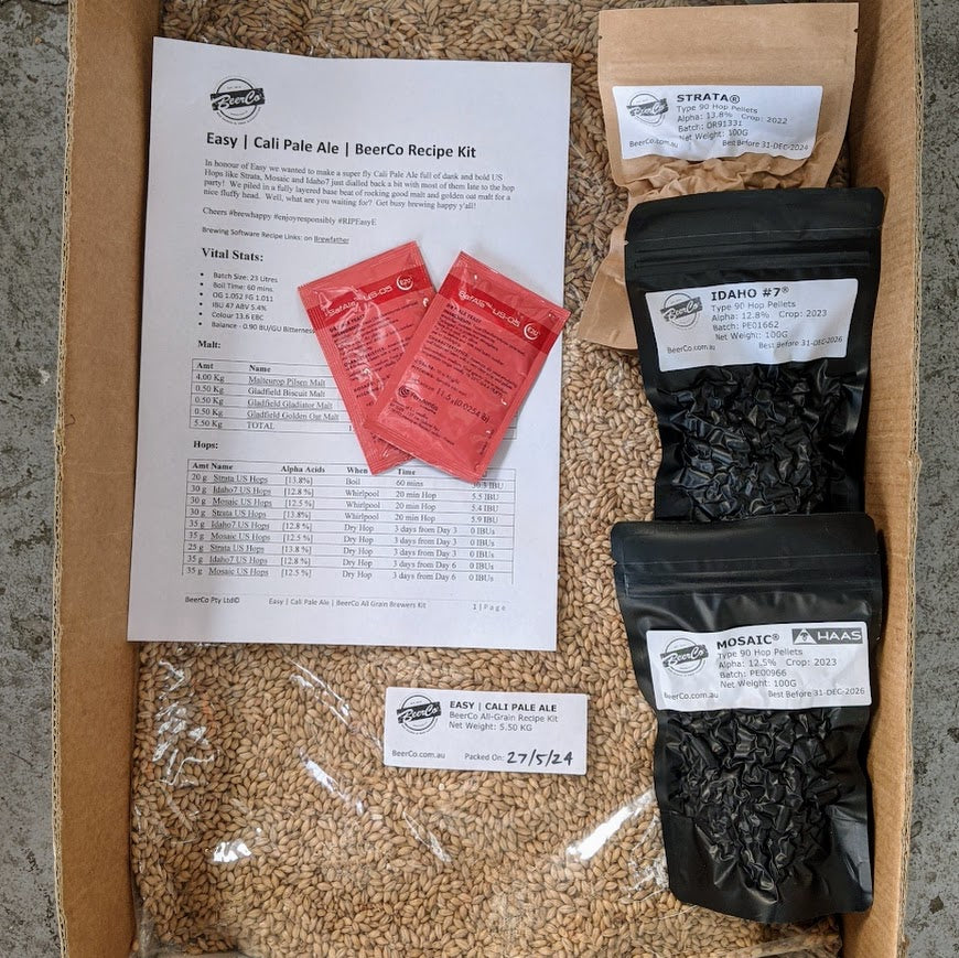 Easy | Cali Pale Ale | BeerCo All Grain Brewers Recipe Kit - Image 3