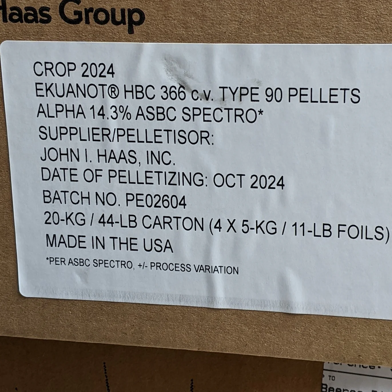 Ekuanot™ HBC 366 US Hops - Image 5