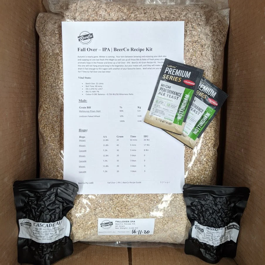 Fall Over | IPA | BeerCo All Grain Brewers Recipe Kit - Image 2