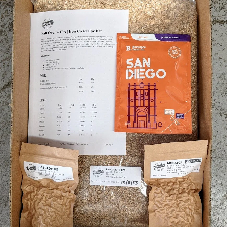 Fall Over | IPA | BeerCo All Grain Brewers Recipe Kit - Image 5