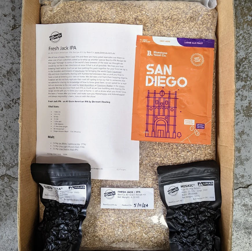Fresh Jack | IPA | BeerCo All Grain Brewers Recipe Kit - Image 3