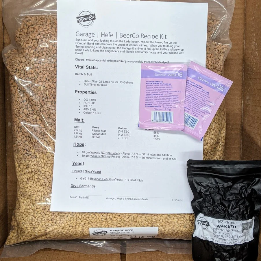 Garage | Hefe | BeerCo All Grain Brewers Recipe Kit - Image 3