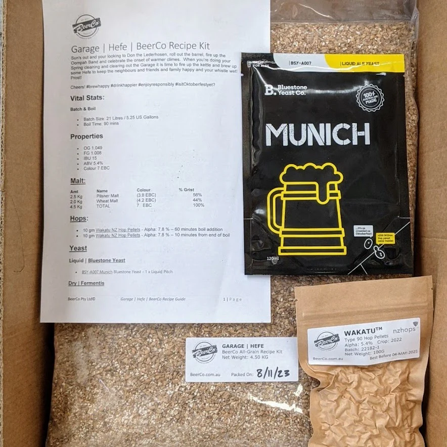 Garage | Hefe | BeerCo All Grain Brewers Recipe Kit - Image 5