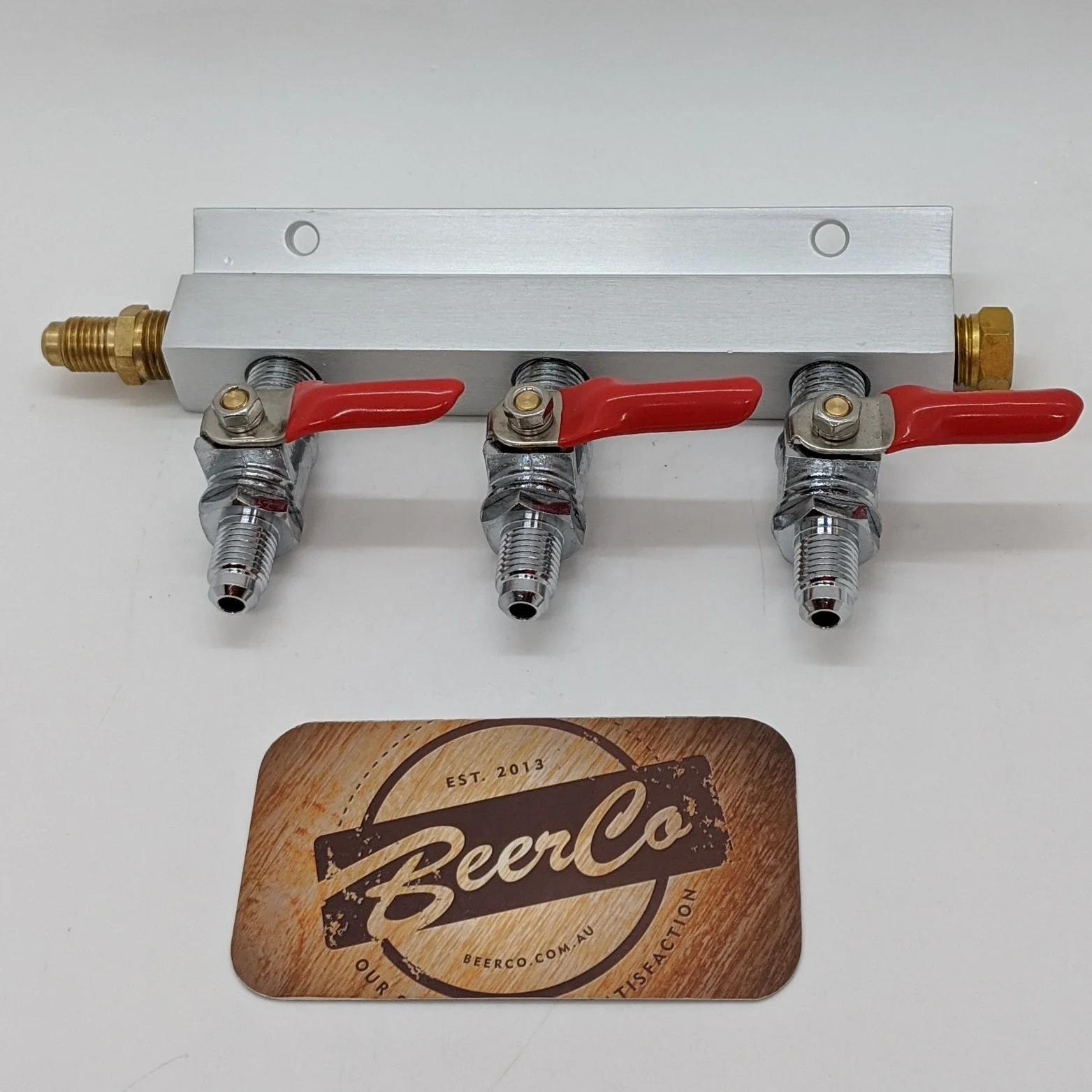 Gas Line Manifold Splitter | 3 Ways Output | MFL 1/4" Thread
