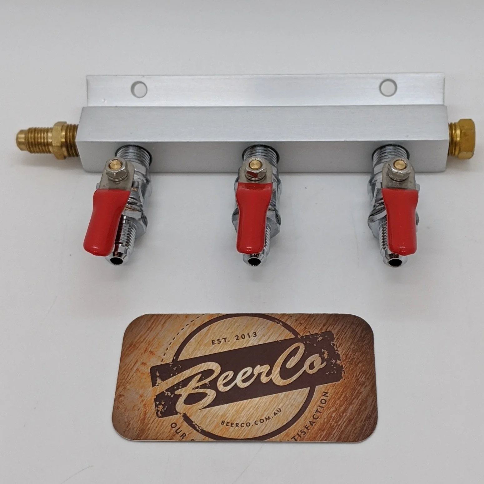 Gas Line Manifold Splitter | 3 Ways Output | MFL 1/4" Thread - Image 2