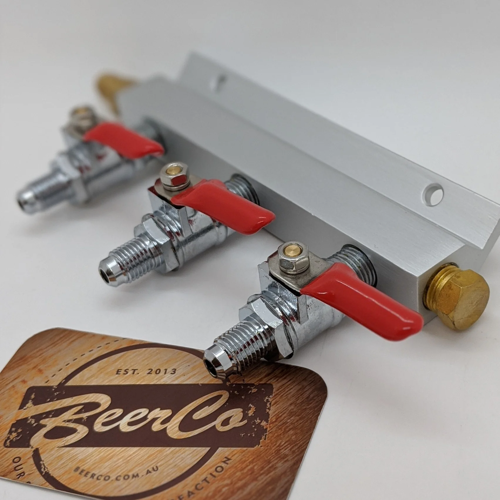 Gas Line Manifold Splitter | 3 Ways Output | MFL 1/4" Thread - Image 3