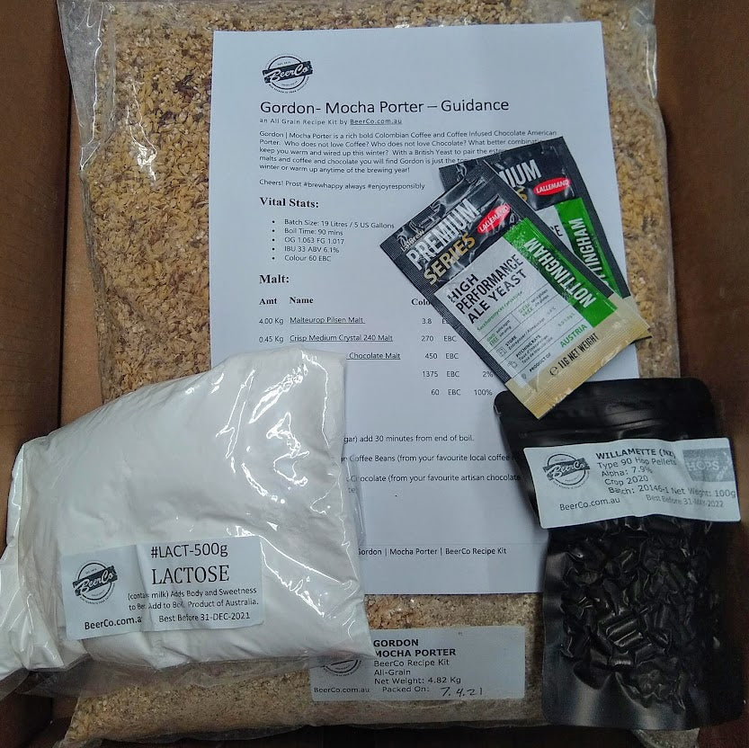 Gordon | Mocha Porter | BeerCo All Grain Brewers Recipe Kit - Image 3