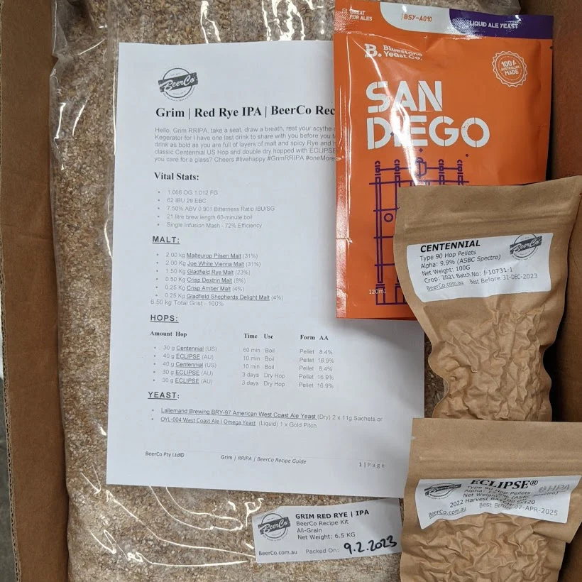 Grim | RRIPA | BeerCo All Grain Brewers Recipe Kit - Image 3