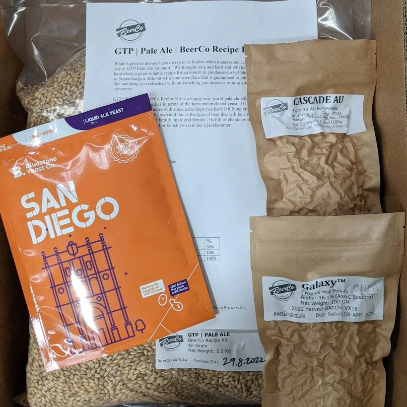 GTP | Pale Ale | BeerCo All Grain Brewers Recipe Kit - Image 4