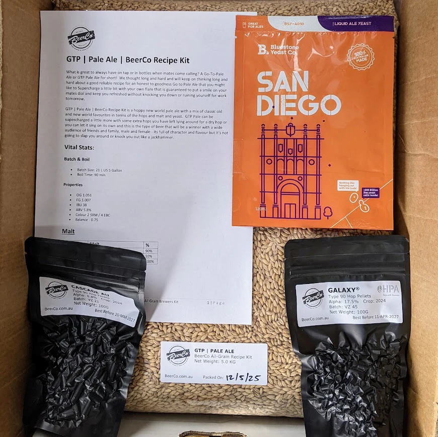 GTP | Pale Ale | BeerCo All Grain Brewers Recipe Kit - Image 5