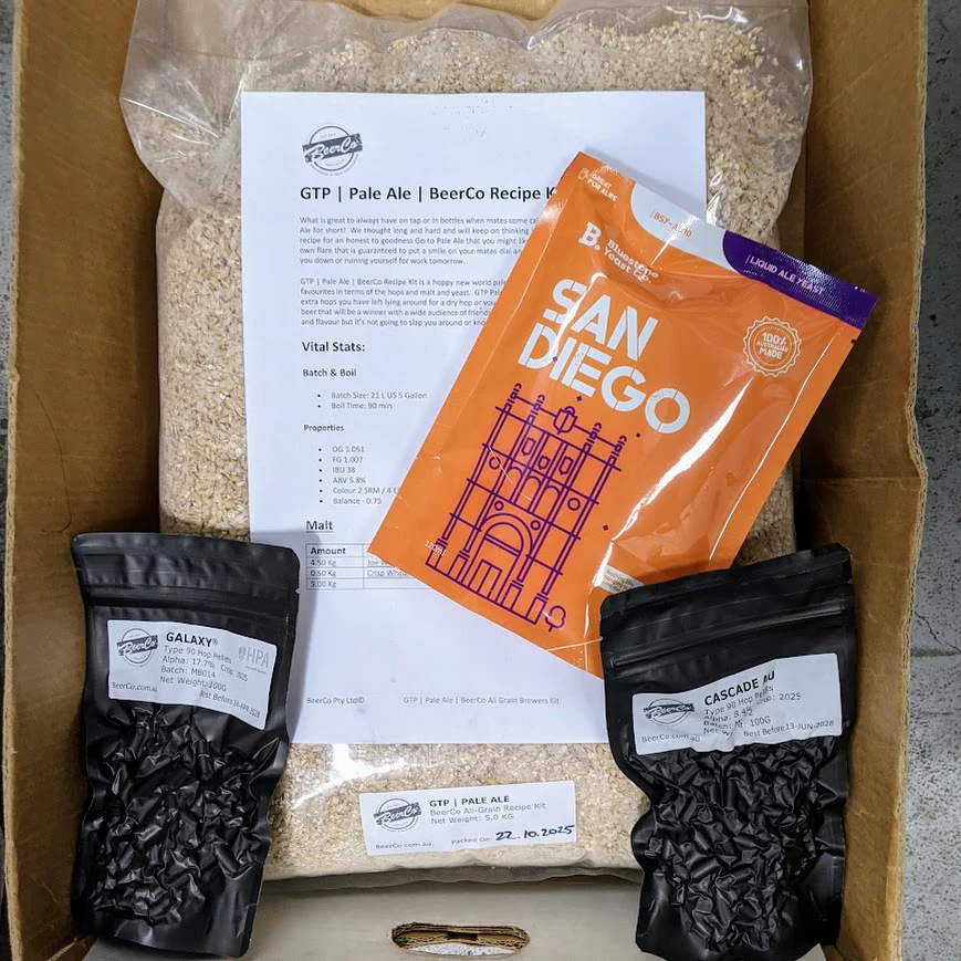 GTP | Pale Ale | BeerCo All Grain Brewers Recipe Kit - Image 7