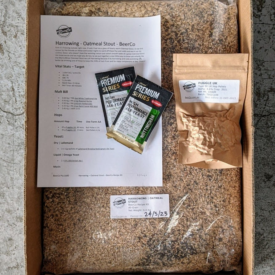 Harrowing | Oatmeal Stout | BeerCo All Grain Brewers Recipe Kit - Image 3