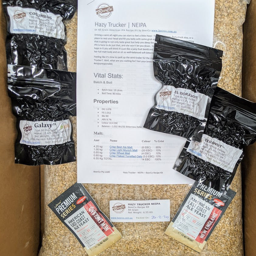 Hazy Trucker | NEIPA | BeerCo All Grain Brewers Recipe Kit - Image 2