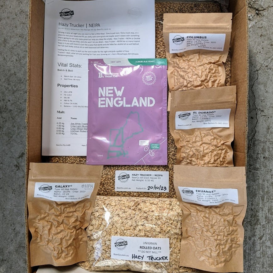 Hazy Trucker | NEIPA | BeerCo All Grain Brewers Recipe Kit - Image 4