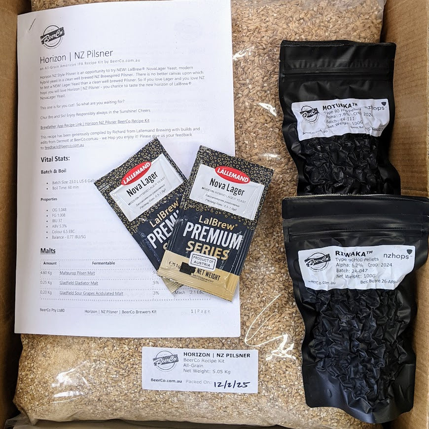 Horizon | NZ Pilsner | BeerCo All Grain Brewers Recipe Kit - Image 2