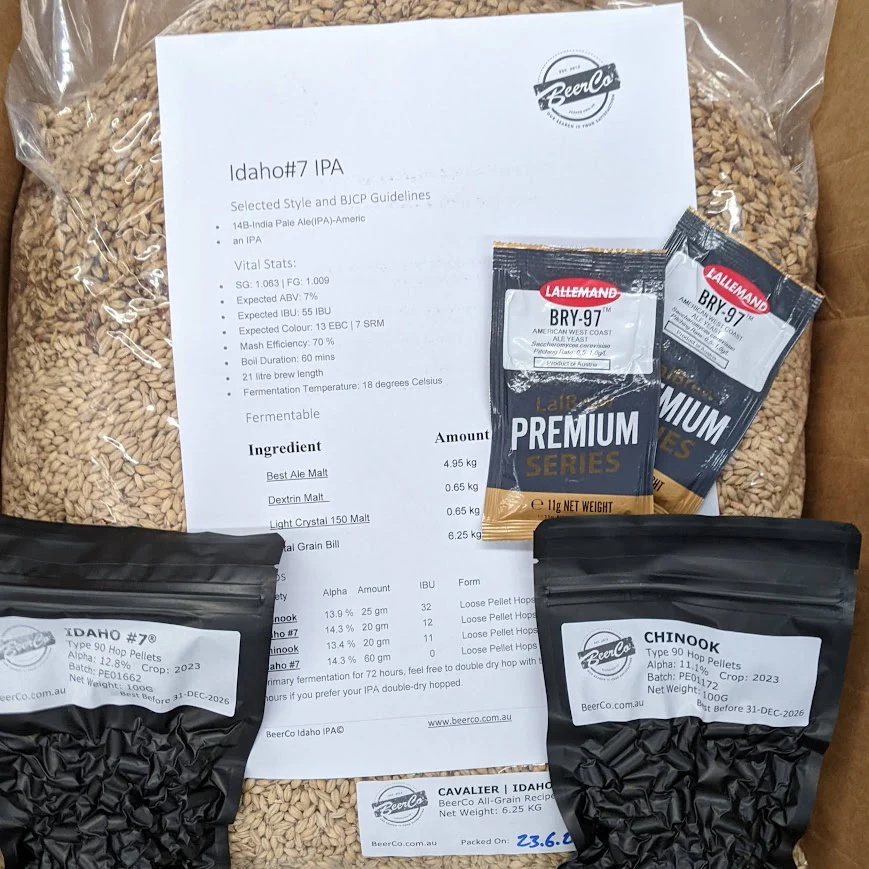 Cavalier | Idaho IPA | BeerCo All Grain Brewers Recipe Kit - Image 3