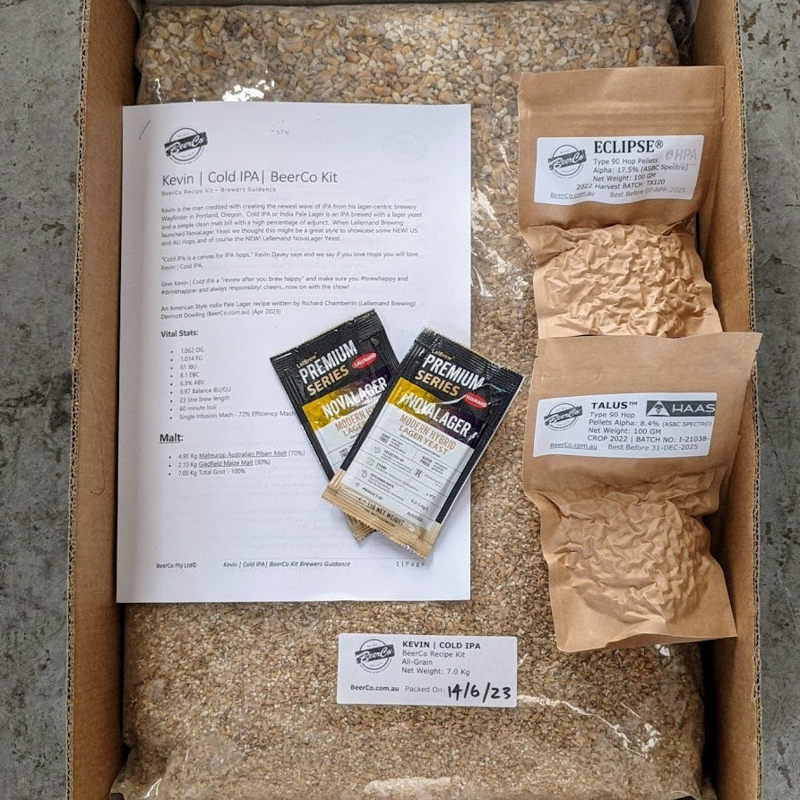 Kevin | Cold IPA | BeerCo All Grain Brewers Kit - Image 2
