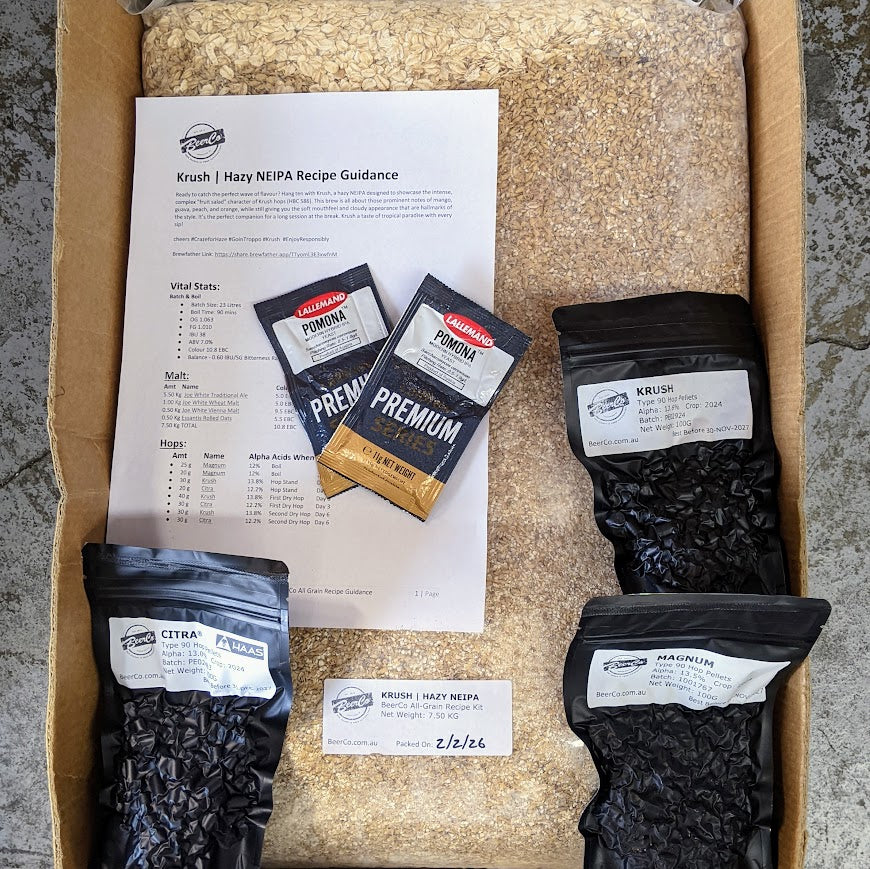 Krush | Hazy NEIPA | BeerCo All Grain Brewers Recipe Kit - Image 3