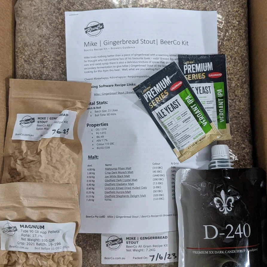 Mike | Gingerbread Stout | BeerCo All Grain Brewers Recipe Kit - Image 3