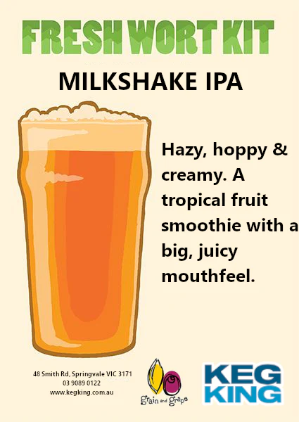 Milkshake | IPA | Artisan Ale | Fresh Wort Kit Only - Image 2