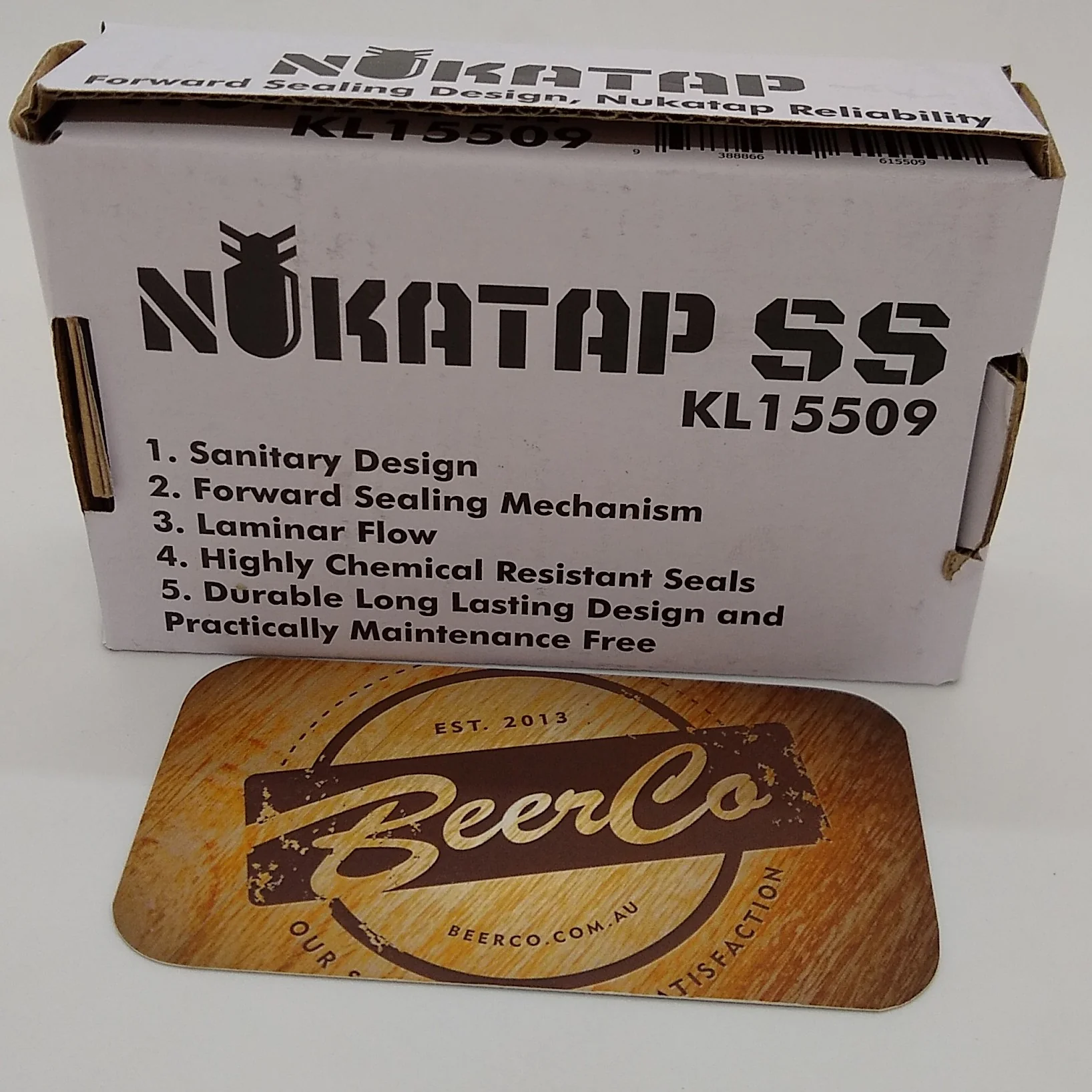 Nukatap | Forward Sealing Tap | Stainless Steel |  Tap Only - Image 3