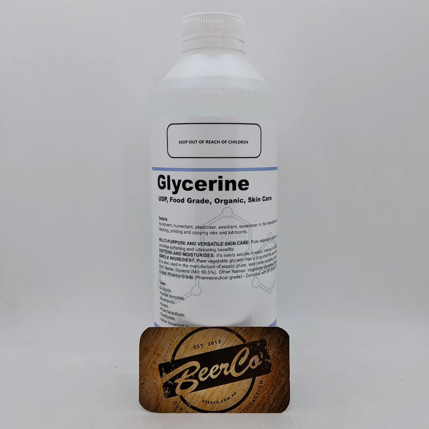 Glycerine | Organic | Pure Vegetable | 100% Food Grade